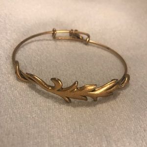 Alex and Ani Gold Leaf Bracelet